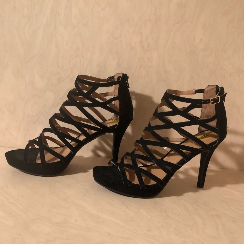 Strappy Black Heel